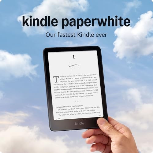 Amazon Kindle Paperwhite 16GB  newest model    20  faster  with new 7 glare free display and weeks of battery life   Without lockscreen ads   Black