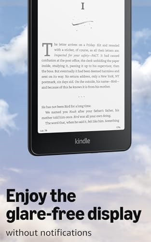 Amazon Kindle Paperwhite Signature Edition 32GB  newest model    20  faster with auto adjusting front light  wireless charging  and weeks of battery life   Metallic Black