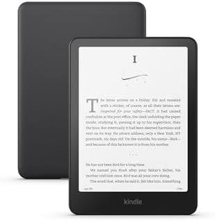 Amazon Kindle Paperwhite 16 GB (último modelo): 20% más rápido, con nueva pantalla de 7″ sin reflejos y batería que dura por semanas – Pantalla de bloqueo sin anuncios – Color Negro
