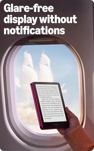 Amazon Kindle Paperwhite 16 GB (último modelo): 20% más rápido, con nueva pantalla de 7″ sin reflejos y batería que dura por semanas – Pantalla de bloqueo sin anuncios – Color Negro