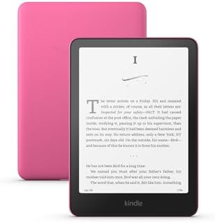 Amazon Kindle Paperwhite 16GB  newest model    20  faster  with new 7 glare free display and weeks of battery life   Raspberry   3 Months of Kindle Unlimited  with auto renewal 