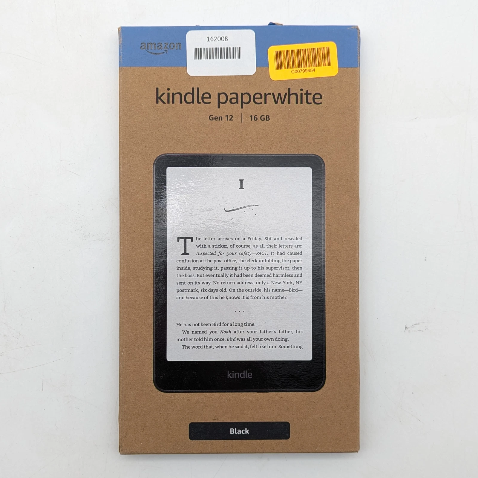 Amazon Kindle Paperwhite 12th Generation 7 inch 16GB in Black   WIFI ONLY