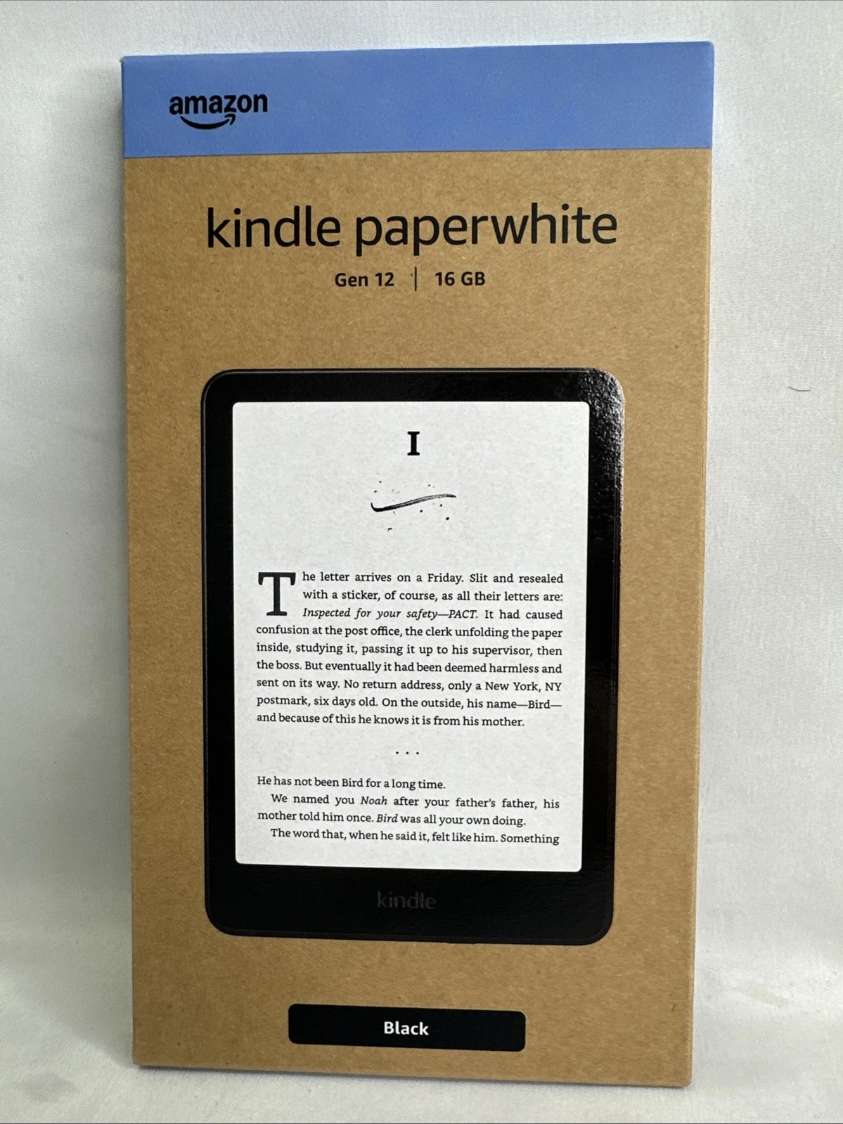 Amazon Kindle Paperwhite  12th Gen  16GB 7" Screen E Reader Black   New & Sealed