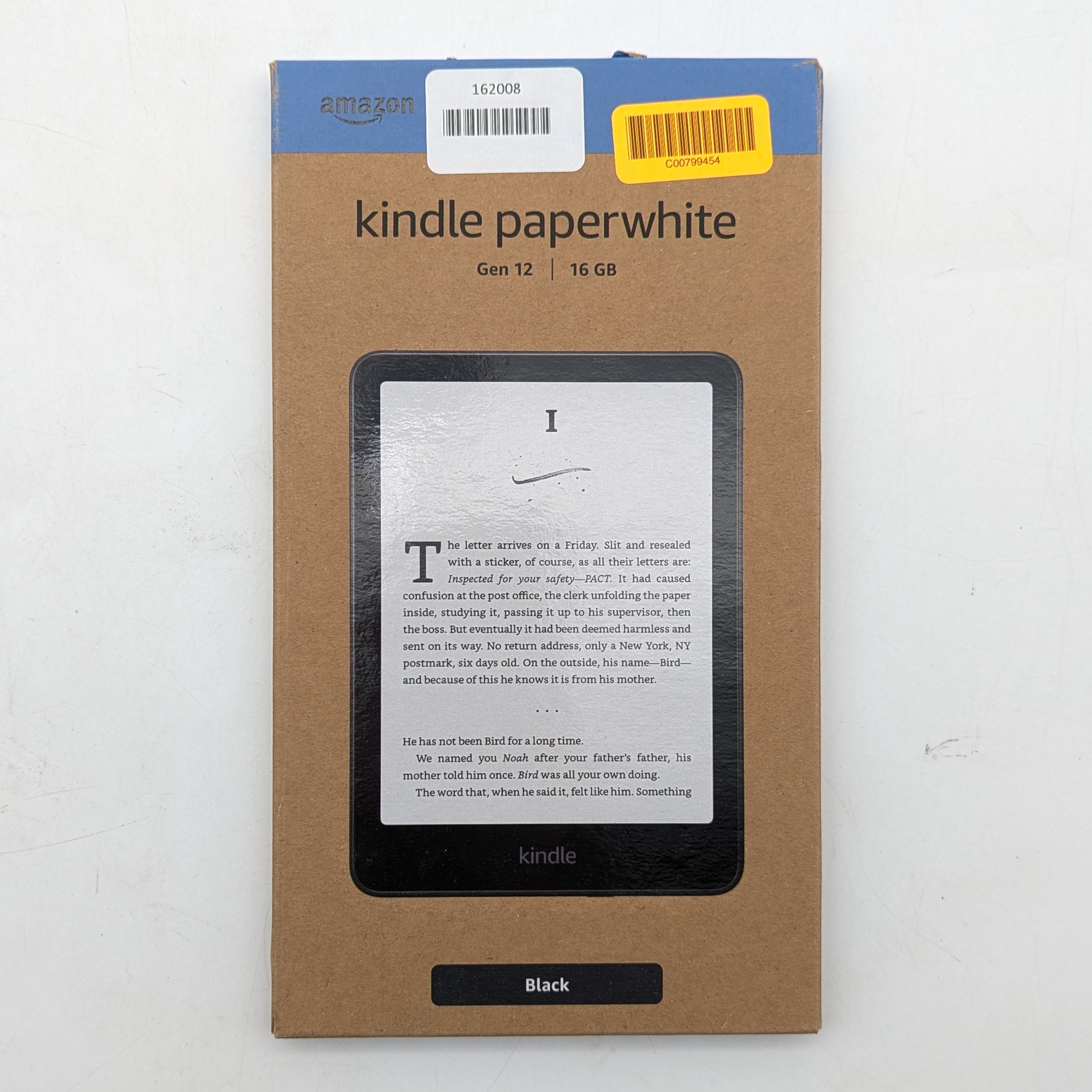 Amazon Kindle Paperwhite 12th Generation 7 inch 16GB in Black   WIFI ONLY