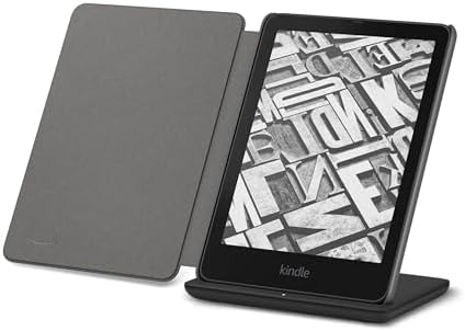 Amazon Kindle Paperwhite Bundle  Includes  Amazon Kindle Paperwhite Signature Edition 32GB   Black  Fabric Cover  Black & Wireless Charging Dock