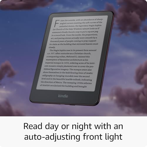 Amazon Kindle Paperwhite Bundle  Includes  Amazon Kindle Paperwhite Signature Edition 32GB   Black  Fabric Cover  Black & Wireless Charging Dock