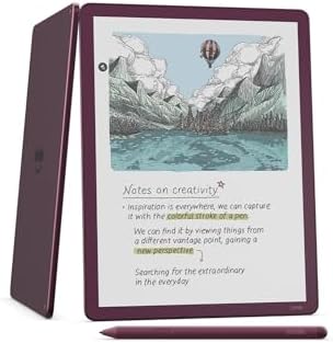 Amazon Kindle Scribe Colorsoft 32GB  newest model    11  paper like color display with front light   Thin  light  powerful   Write in notebooks  documents  and books  Includes Premium Pen   Graphite
