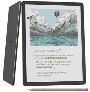 Amazon Kindle Scribe Colorsoft 32GB  newest model    11  paper like color display with front light   Thin  light  powerful   Write in notebooks  documents  and books  Includes Premium Pen   Graphite