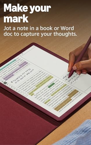 Amazon Kindle Scribe Colorsoft 32GB  newest model    11  paper like color display with front light   Thin  light  powerful   Write in notebooks  documents  and books  Includes Premium Pen   Graphite