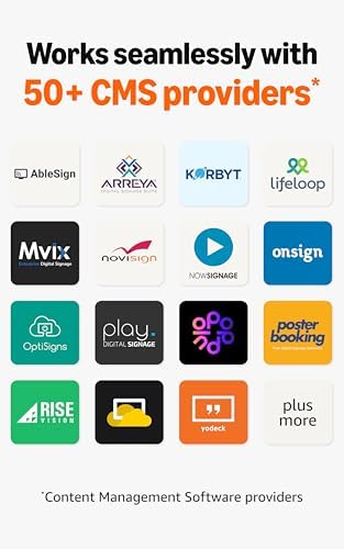 Amazon Signage Stick   Professional Digital Signage 4K Media Player   Designed for Businesses of All Sizes  Easy Setup with free Mobile App  and CMS Compatibility