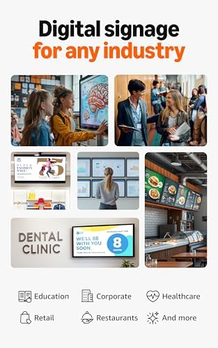Amazon Signage Stick   Professional Digital Signage 4K Media Player   Designed for Businesses of All Sizes  Easy Setup with free Mobile App  and CMS Compatibility