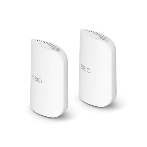 Amazon eero Pro 7 tri band mesh Wi Fi 7 router   Supports internet plans up to 5 Gbps  Coverage up to 2 000 sq  ft   1 pack