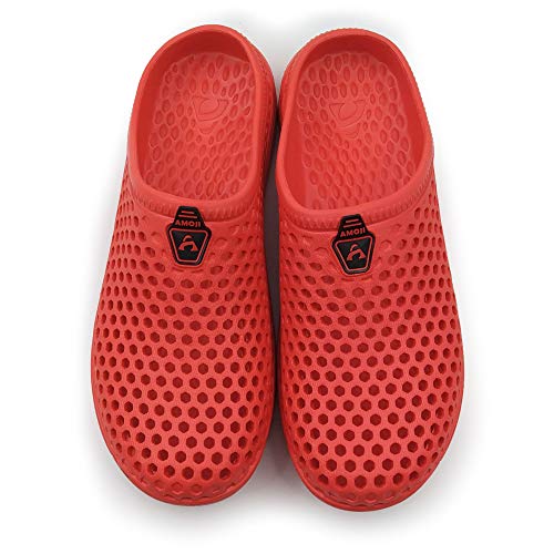 Amoji Unisex Garden Clogs Shoes Sandals Slippers AM1761