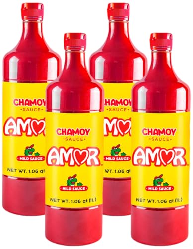 Amor Chamoy Sauce   Bittersweet flavor   2 500 Scoville level Enjoy it with fruits  veggies  snacks  and drinks   Kosher   33 fl oz bottle  Pack of 1