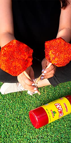 Amor Chamoy Sauce   Bittersweet flavor   2 500 Scoville level Enjoy it with fruits  veggies  snacks  and drinks   Kosher   33 fl oz bottle  Pack of 4 