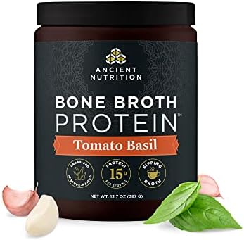 Ancient Nutrition Grass Fed  Bone Broth Protein Powder  20g Protein  Hydrolyzed Collagen Peptides  Keto & Paleo Friendly  Supports Joint  Gut Health  Vanilla  40 Servings
