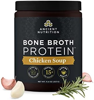 Ancient Nutrition Grass Fed  Bone Broth Protein Powder  20g Protein  Hydrolyzed Collagen Peptides  Keto & Paleo Friendly  Supports Joint  Gut Health  Vanilla  40 Servings