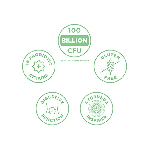 Ancient Nutrition Probiotics  Probiotics Ultimate 100 Billion CFUs /Serving  Digestive and Immune Support  Gluten Free  Ancient Superfoods Blend  60 Capsules