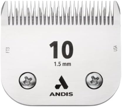 Andis 64076 UltraEdge Detachable Blade Size 40   Carbon Steel Dog Clipper Blade  1/100 Cut Length  Ultra Close Precision Grooming