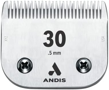 Andis 64076 UltraEdge Detachable Blade Size 40   Carbon Steel Dog Clipper Blade  1/100 Cut Length  Ultra Close Precision Grooming