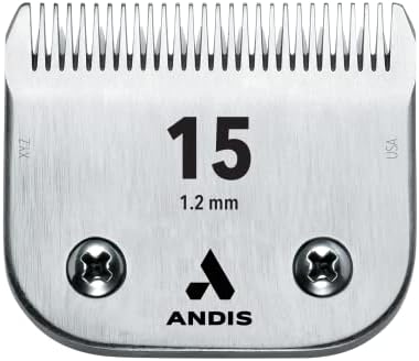 Andis 64076 UltraEdge Detachable Blade Size 40   Carbon Steel Dog Clipper Blade  1/100 Cut Length  Ultra Close Precision Grooming