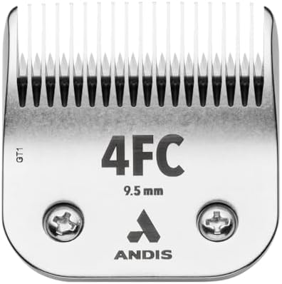 Andis 72600 UltraEdge Detachable Blade Size 7FC   Carbon Steel Dog Clipper Blade  1/8 Cut Length  Professional Grooming Performance