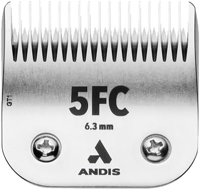 Andis 72600 UltraEdge Detachable Blade Size 7FC   Carbon Steel Dog Clipper Blade  1/8 Cut Length  Professional Grooming Performance