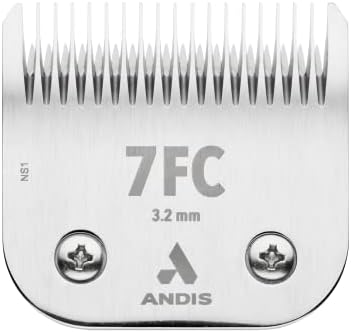 Andis 72635 ceramicEDGE Detachable Blade Size 5FC   Carbon Steel Pet Clipper Blade  1/4 Cut Length  Professional Grooming Performance