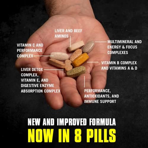 Animal Pak   Convenient Multivitamin for Men & Women Daily All in One Vitamin & Supplement Pack   Zinc  Vitamins C  B  D  Amino Acids  and Immune Support   Sports Nutrition Performance   44 Count