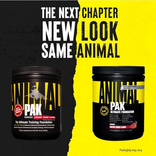 Animal Pak   Convenient Multivitamin for Men & Women Daily All in One Vitamin & Supplement Pack   Zinc  Vitamins C  B  D  Amino Acids  and Immune Support   Sports Nutrition Performance   44 Count
