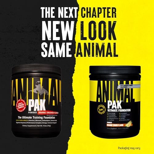 Animal Pak   Convenient Multivitamin for Men & Women Daily All in One Vitamin & Supplement Pack   Zinc  Vitamins C  B  D  Amino Acids  and Immune Support   Sports Nutrition Performance   44 Count