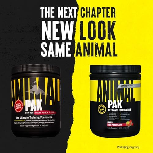 Animal Pak   Convenient Multivitamin for Men & Women Daily All in One Vitamin & Supplement Pack   Zinc  Vitamins C  B  D  Amino Acids  and Immune Support   Sports Nutrition Performance   44 Count