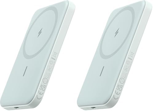 Anker 621 Magnetic Portable Charger  MagGo   5 000mAh Wireless Power Bank with USB C Cable  Magsafe Compatible Battery Pack for iPhone 16/15/14/13/12 Series