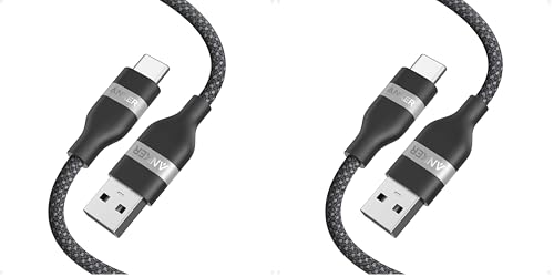 Anker Car Carplay Cable for iPhone 17 16 Pro Max Plus  Upcycled Braided USB A to USB C Car Charger Cord for Samsung Note20 and More  6FT  Black 