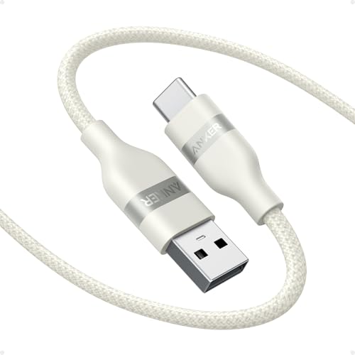 Anker Car Carplay Cable for iPhone 17 16 Pro Max Plus  Upcycled Braided USB A to USB C Car Charger Cord for Samsung Note20 and More  6FT  Black 