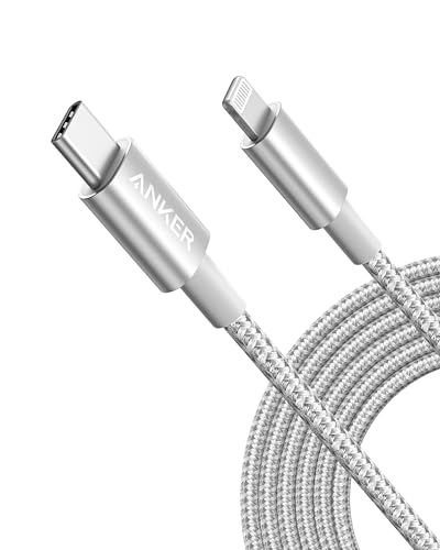 Anker New Nylon USB C to Lightning Cable  Apple MFi Certified for iPhone 14 Series  and More  3 3FT  Black 