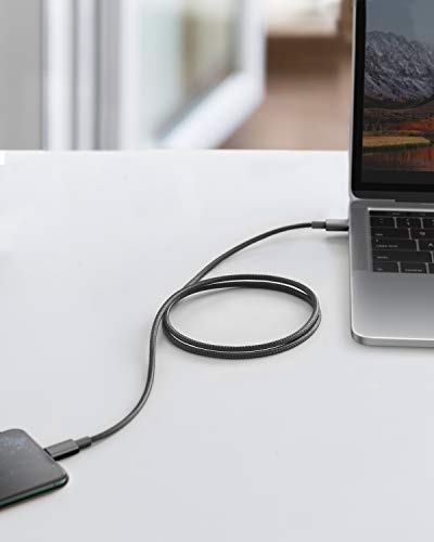 Anker New Nylon USB C to Lightning Cable  Apple MFi Certified for iPhone 14 Series  and More  3 3FT  Black 
