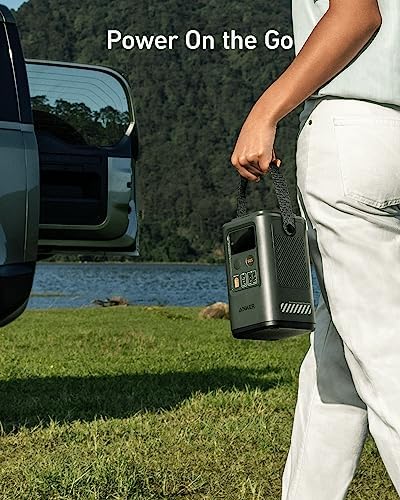 Anker Power Bank Power Station 60 000mAh Portable Outdoor Generator 87W with Smart Digital Display  Retractable Auto Lighting and SOS Mode  Home Backup PowerCore Reserve 192Wh  for Travel  Camping