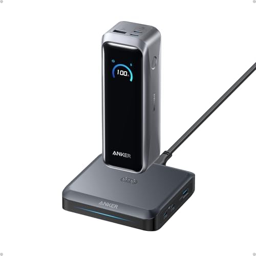Anker Prime Power Bank  20 100mAh 3 Port Portable Charger with 220W Max Output  Two Way Charging  TSA Approved  App Control  for MacBook  iPhone 17/16 Series  and More  Base Not Included 