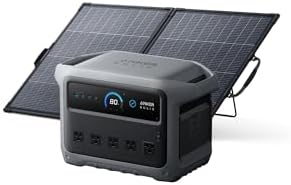 Anker SOLIX C1000 Gen 2 Portable Power Station  2 000W  Peak 3 000W  Solar Generator  Full Charge in 49 Min  1 024Wh LiFePO4 Battery for Home Backup  Power Outages  and Camping  Optional Solar Panel 