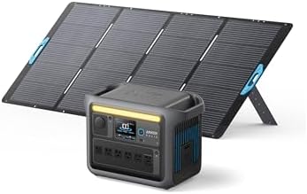Anker SOLIX C1000 Portable Power Station and BP1000 Expansion Battery  1800W Solar Generator  Full Charge in 58 Min  2112Wh LiFePO4 Battery for Outdoor Camping and Home Backup  Optional Solar Panel