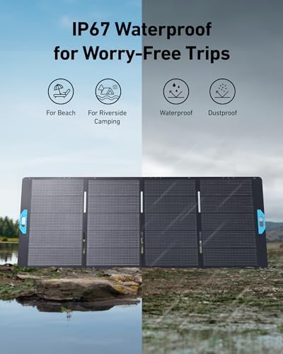 Anker SOLIX C1000 Portable Power Station with 400W Solar Panel  1800W Solar Generator  1056wh LFP  LiFePO4  Battery  6 AC Outlets  Up to 2400W for Home  Power Outages  and Outdoor Camping