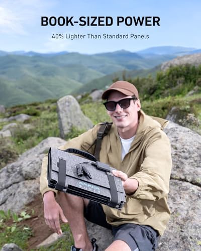 Anker SOLIX C300 DC Power Bank Station and 60W Solar Panel  288Wh Portable Power Station  LiFePO4 Battery  300W Solar Generator  for Outdoor  Camping  Traveling  and Emergencies