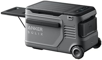 Anker SOLIX EverFrost 2 - Refrigerador de coche de 23 litros, refrigerador eléctrico con batería de 288 Wh, alimentado por CA/CC o solar, para campamento al aire libre, viajes y pesca, cabe en camiones