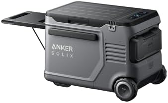 Anker SOLIX EverFrost 2 - Refrigerador de coche de 23 litros, refrigerador eléctrico con batería de 288 Wh, alimentado por CA/CC o solar, para campamento al aire libre, viajes y pesca, cabe en camiones