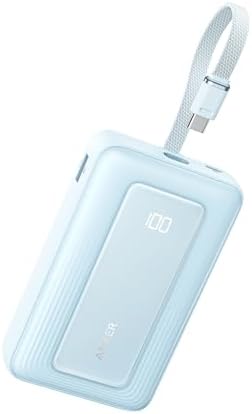 Anker Zolo Power Bank  2025 Upgraded Version   45W Max Fast Charging  20 000mAh Battery Pack  Dual Built in USB C Cables  USB C&A Port  for iPhone 17/16 Series  Galaxy  MacBook  and More