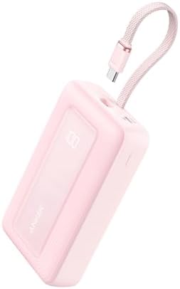 Anker Zolo Power Bank  2025 Upgraded Version   20 000mAh 30W High Speed Portable Charger with Built in USB C Cable  Battery Pack for iPhone 17/16 / 15 Series  Galaxy  and More