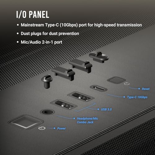 Antec C8 Wood  Fans not Included  Wooden Front Panel  Dual Chamber Layout  Type C  360mm Radiator Support  Seamless TG Front & Side Panels  RTX 40 Compatible  Full Tower E ATX PC Case