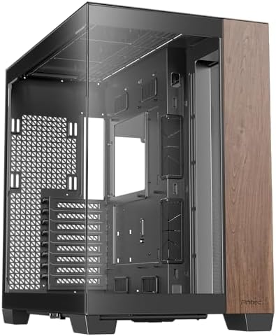 Antec C8 Wood  Fans not Included  Wooden Front Panel  Dual Chamber Layout  Type C  360mm Radiator Support  Seamless TG Front & Side Panels  RTX 40 Compatible  Full Tower E ATX PC Case
