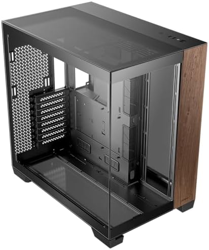 Antec C8 Wood  Fans not Included  Wooden Front Panel  Dual Chamber Layout  Type C  360mm Radiator Support  Seamless TG Front & Side Panels  RTX 40 Compatible  Full Tower E ATX PC Case